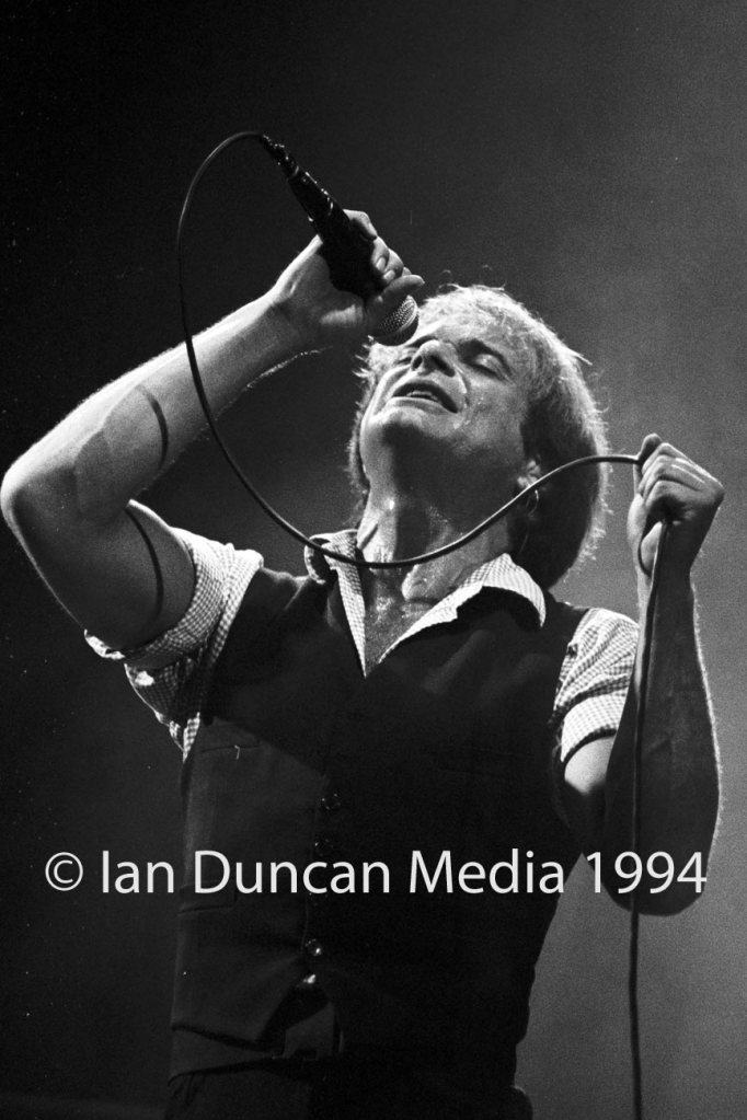 HEADLINER... David Lee Roth at Newcastle City Hall in 1994...