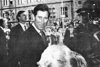 ROYAL VISIT... Prince Charles leaves Forum 28 in Barrow-in-Furness in Cumbria during the royal visit. Picture: Ian Duncan