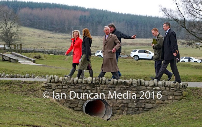 ROYAL VISIT... Prince Charles visits Rookin House Activity Centre as part of a day-long visit to Cumbria... Picture: Ian Duncan.