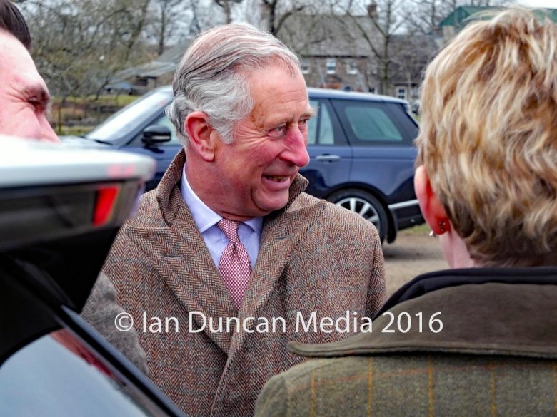ROYAL VISIT... Prince Charles visits Rookin House Activity Centre as part of a day-long visit to Cumbria... Picture: Ian Duncan.