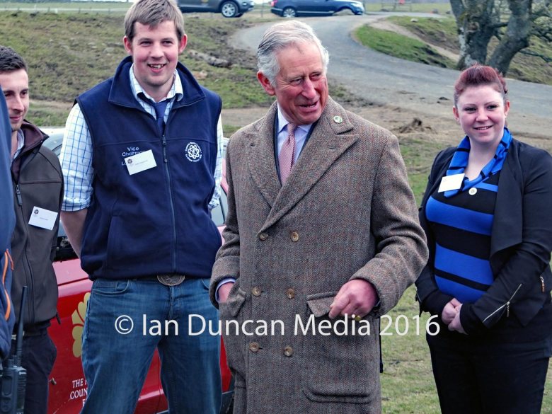 ROYAL VISIT... Prince Charles visits Rookin House Activity Centre as part of a day-long visit to Cumbria... Picture: Ian Duncan.