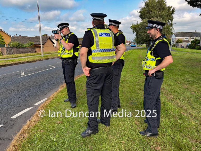 OPERATION COLOSSUS... Cumbria police target antisocial driving and other offences in Orton Road, Carlisle, as part of a 15-week campaign...