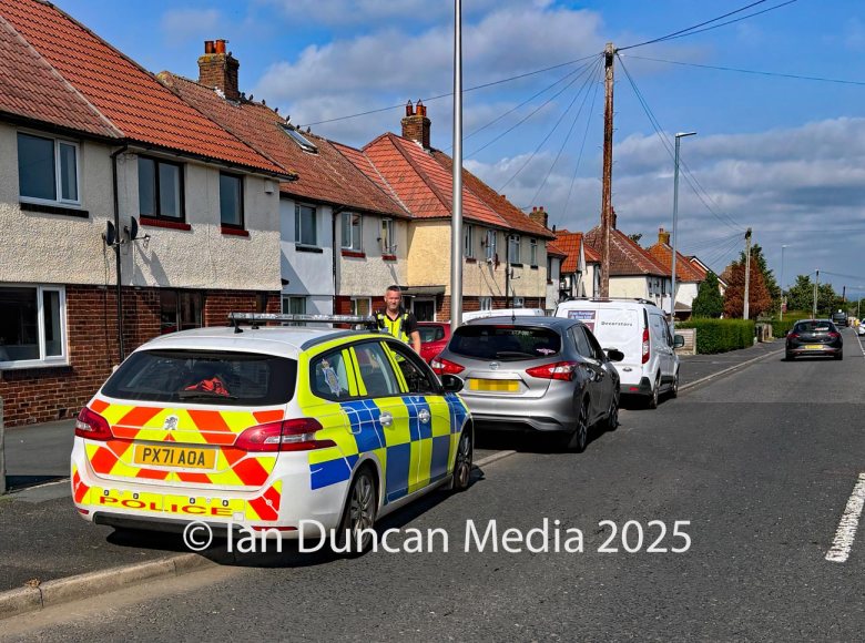 OPERATION COLOSSUS... Cumbria police target antisocial driving and other offences in Orton Road, Carlisle, as part of a 15-week campaign... Police pull over a motorist over an issue with the licence plate which was resolved with no charge...