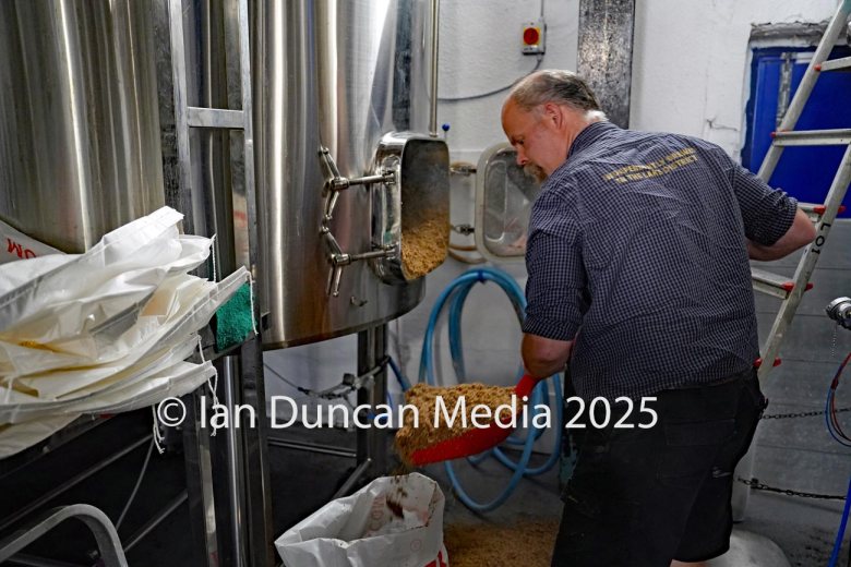 REVIVAL… Jennings Castle Brewery in Cockermouth… The brand was revived earlier this year and employs around 15 people… Head brewer Buster Grant...