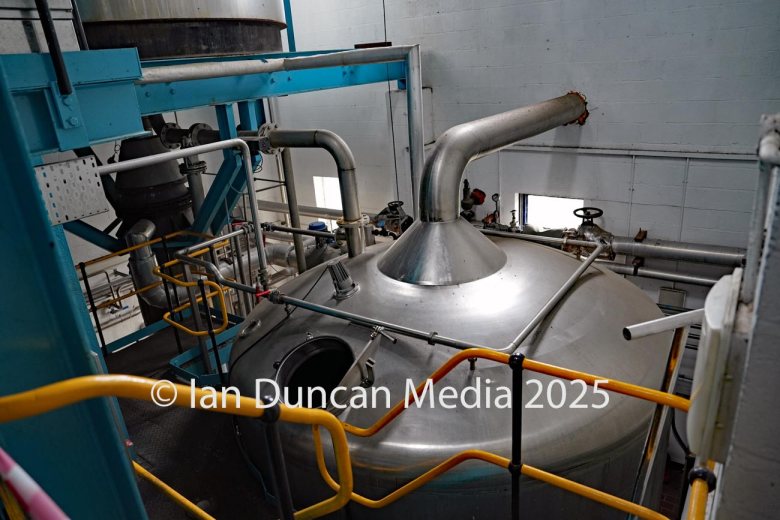 REVIVAL… Jennings Castle Brewery in Cockermouth… The brand was revived earlier this year and employs around 15 people… Old brewing equipment... Picture: Ian Duncan