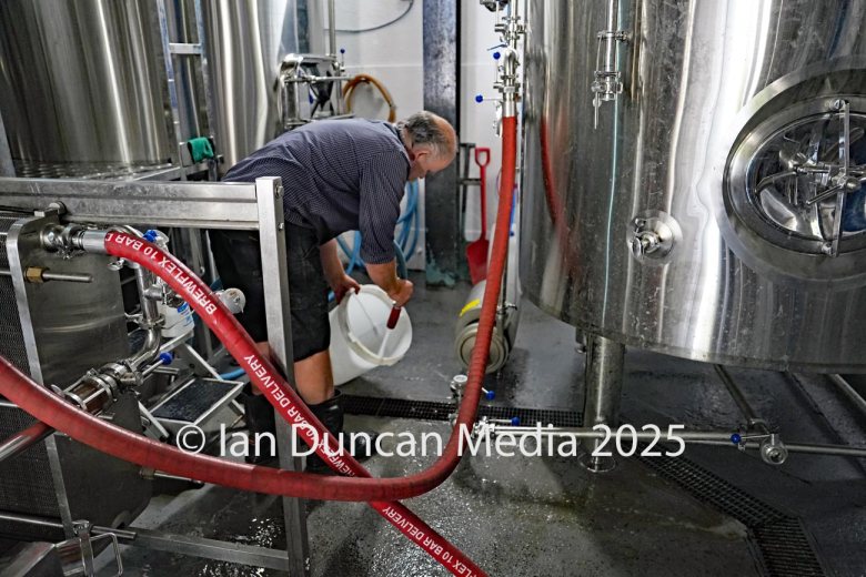 REVIVAL… Jennings Castle Brewery in Cockermouth… The brand was revived earlier this year and employs around 15 people… Head brewer Buster Grant...