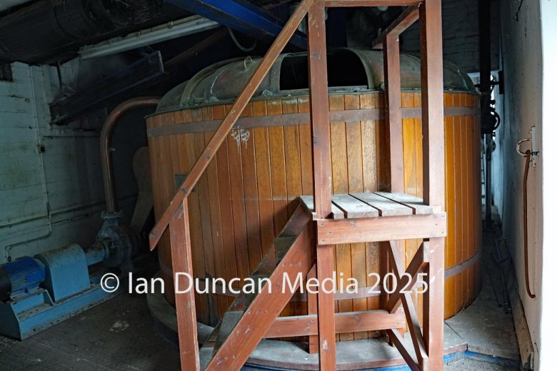 REVIVAL… Jennings Castle Brewery in Cockermouth… The brand was revived earlier this year and employs around 15 people… Old brewing equipment... Picture: Ian Duncan