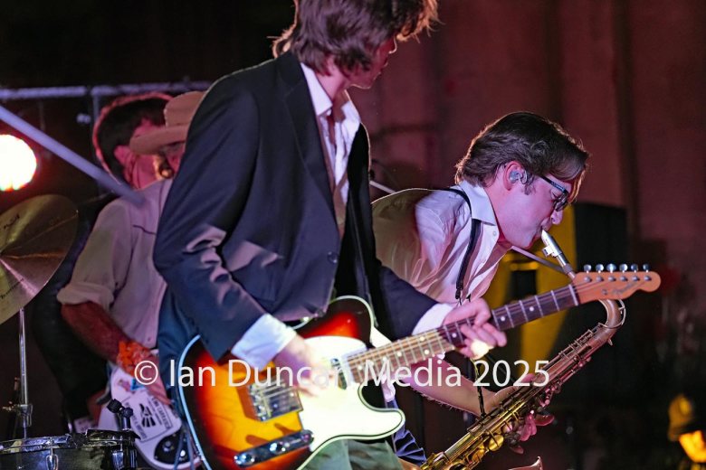 Jonny Foster and Hardwicke Circus during A Night For Ukraine. Photo: Ian Duncan.