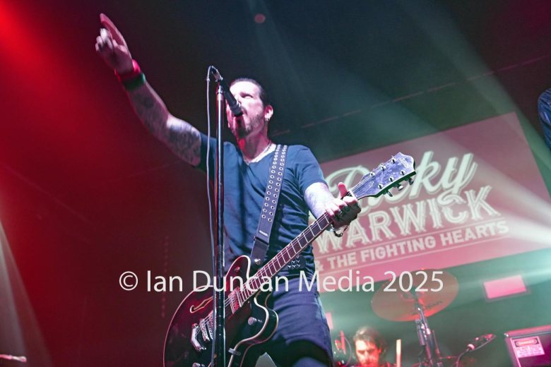 Ricky Warwick and the Fighting Hearts at The Brickyard in Carlisle. Picture: Ian Duncan.