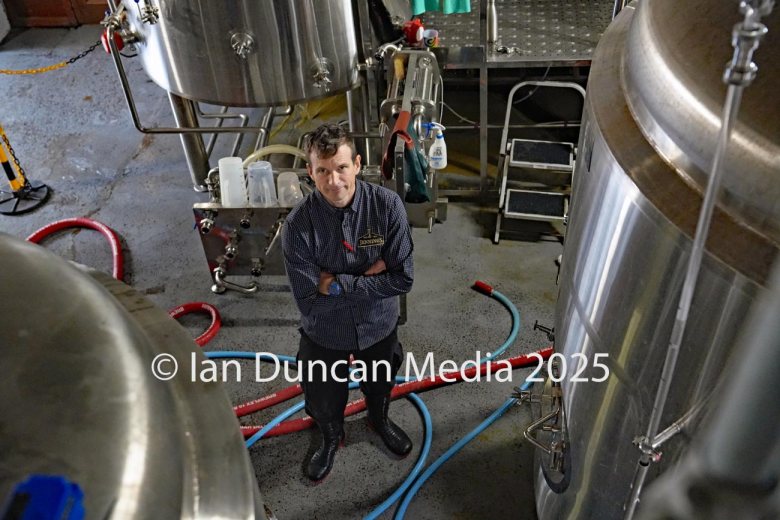 JENNINGS BREWERY... New assistant brewer Brad Leader who used to work at The Lakes Distillery in Bassenthwaite...