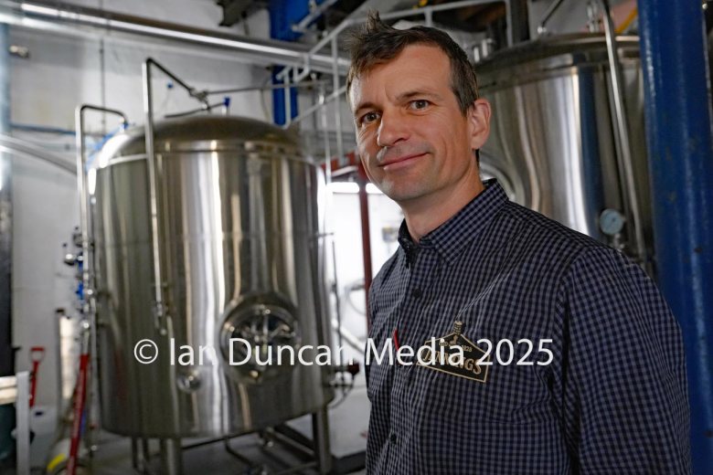 JENNINGS BREWERY... New assistant brewer Brad Leader who used to work at The Lakes Distillery in Bassenthwaite...