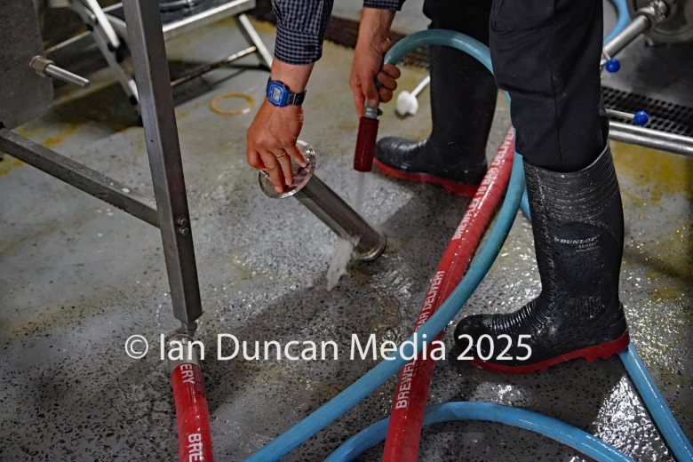 JENNINGS BREWERY... New assistant brewer Brad Leader who used to work at The Lakes Distillery in Bassenthwaite...