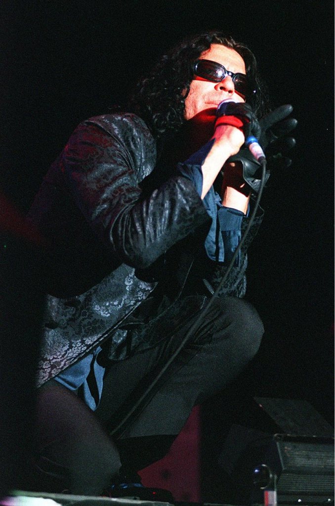 INXS at Newcastle Arena in June 1997.Photo: Ian Duncan.