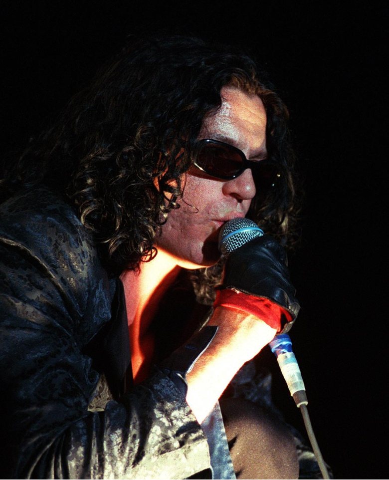 INXS at Newcastle Arena in June 1997.Photo: Ian Duncan.