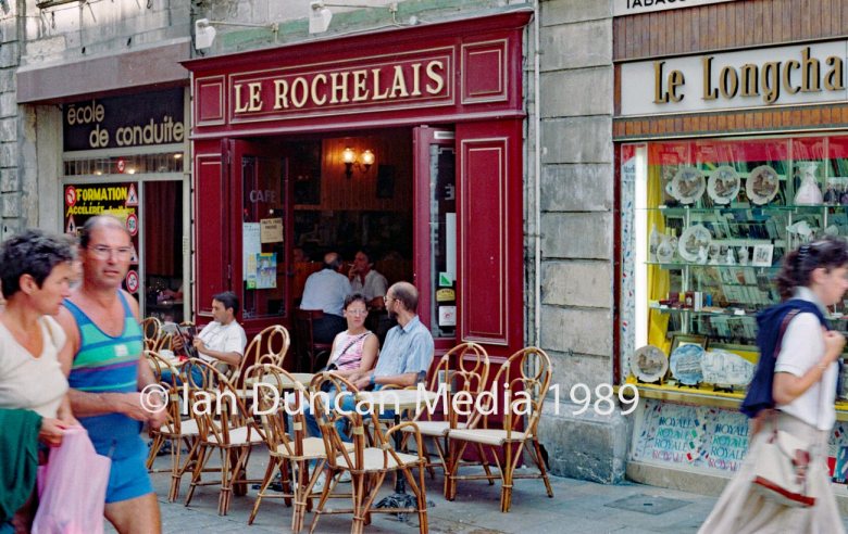 BAR... La Rochelle in France. Picture: Ian Duncan.