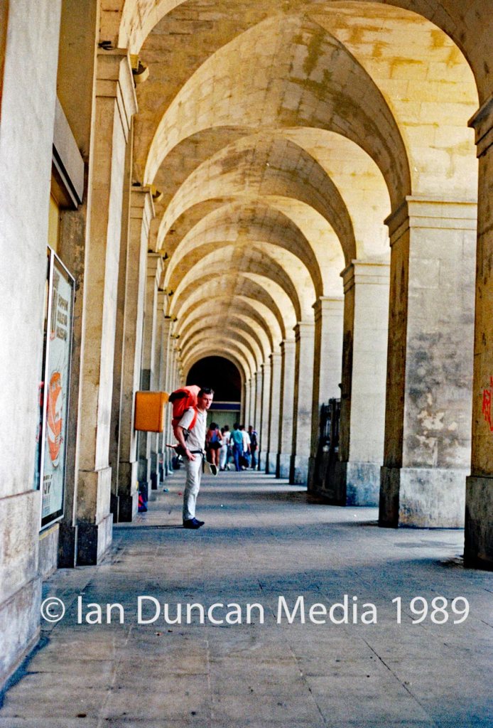 ARCHES... Nimes in France. Picture: Ian Duncan.