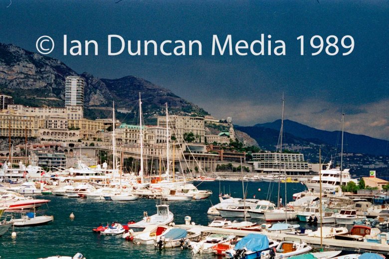 STORM CLOUDS... Gather over Monte Carlo in France. Picture: Ian Duncan.