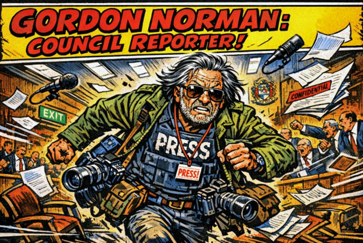 Gordon Norman caricature and the decline of traditional&nbsp;newspapers