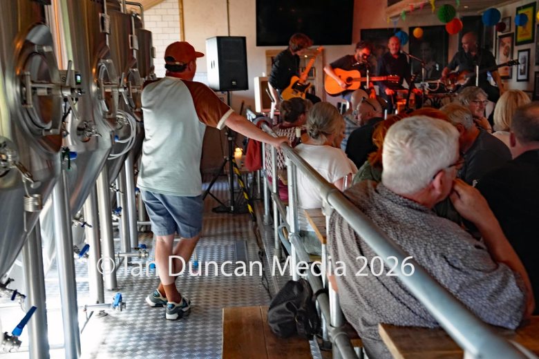 The Dead Religion at the West Walls Brewing Company in Carlisle. Picture: Ian Duncan.