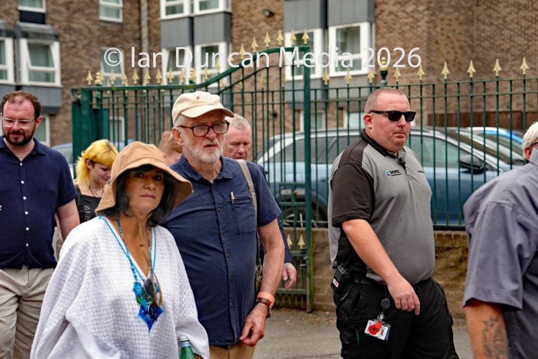 Jeremy Corbyn at Durham Miners Gala in 2026. Picture: Ian Duncan.