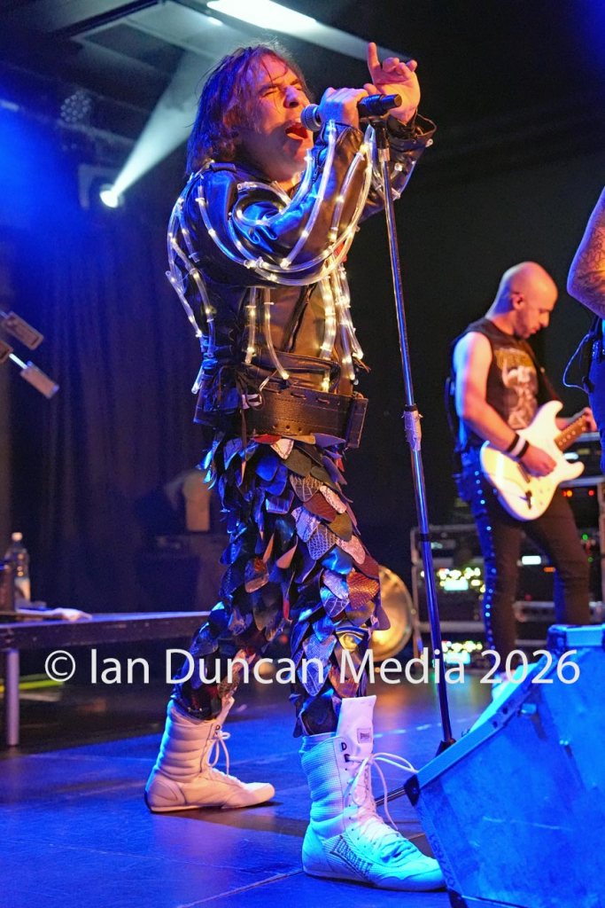 TRIBUTE... Iron Maiden tribute band The Beast UK perform at The Old Fire Station in Carlisle. Picture: Ian Duncan.