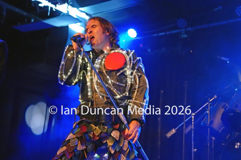 TRIBUTE... Iron Maiden tribute band The Beast UK perform at The Old Fire Station in Carlisle. Picture: Ian Duncan.
