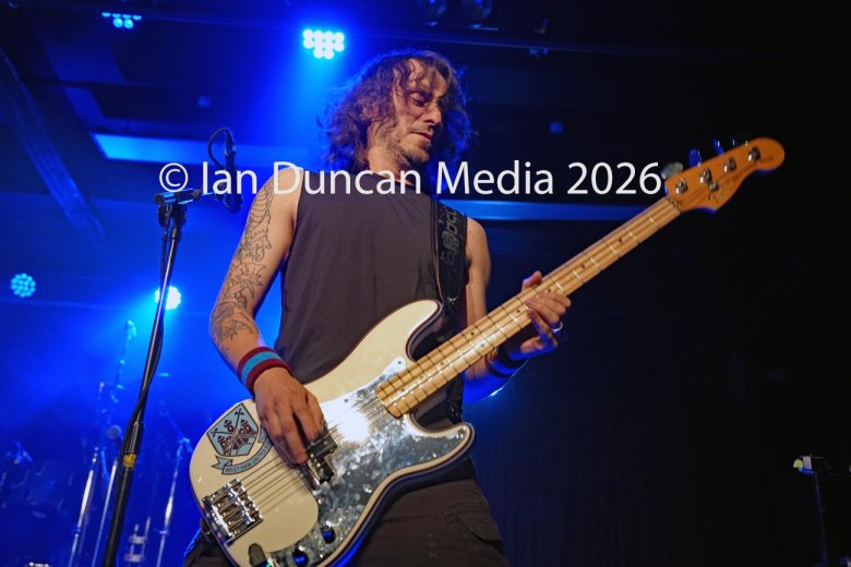 TRIBUTE... Iron Maiden tribute band The Beast UK perform at The Old Fire Station in Carlisle. Picture: Ian Duncan.