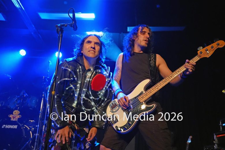 TRIBUTE... Iron Maiden tribute band The Beast UK perform at The Old Fire Station in Carlisle. Picture: Ian Duncan.