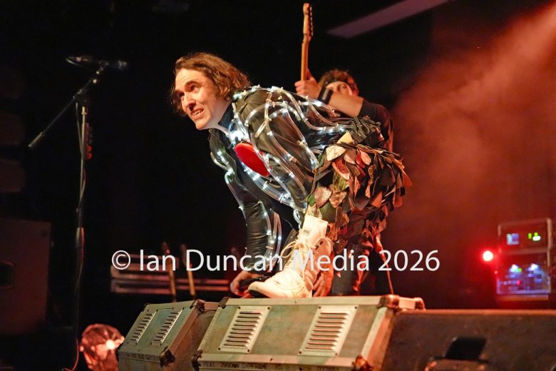TRIBUTE... Iron Maiden tribute band The Beast UK perform at The Old Fire Station in Carlisle. Picture: Ian Duncan.