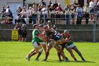 Wath Brow Hornets (in black) v Waterhead Warriors (in green) in the National Premier Rugby League at Giel Park in the Wath Brow area of Cleator Moor in Cumbria... Picture: Ian Duncan.
