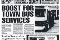 Front page of the North West Evening Mail from Monday, October 30, 1995. Source: North West Evening Mail.